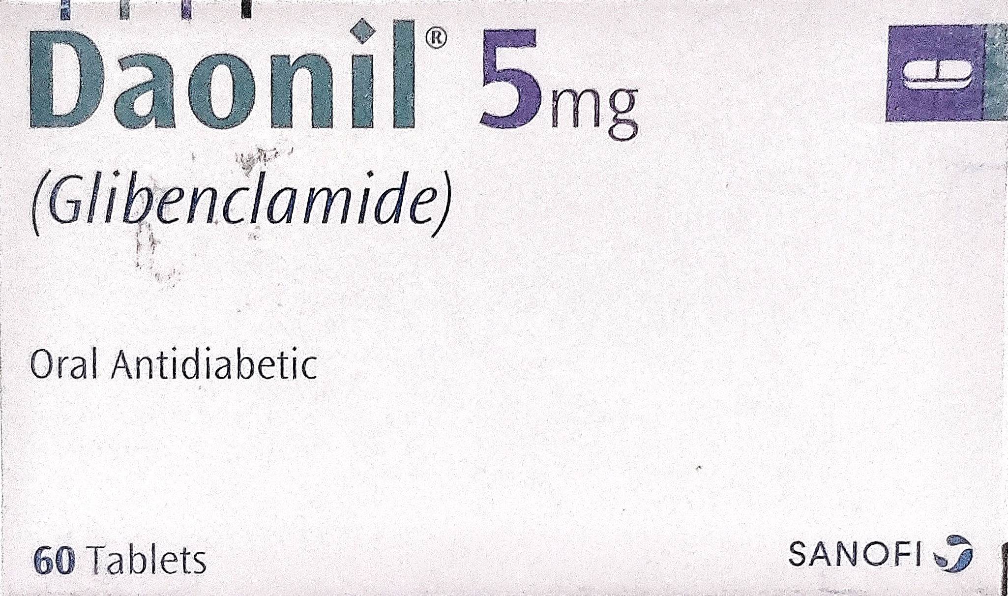 Daonil 5mg Tablet