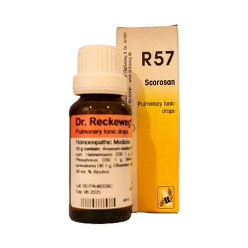 Reckeweg Scorosan Pulmonary Tonic Drops 22 Ml (nocturnal Perspiration, Weakness Of Lungs, Weakness Of The Back)