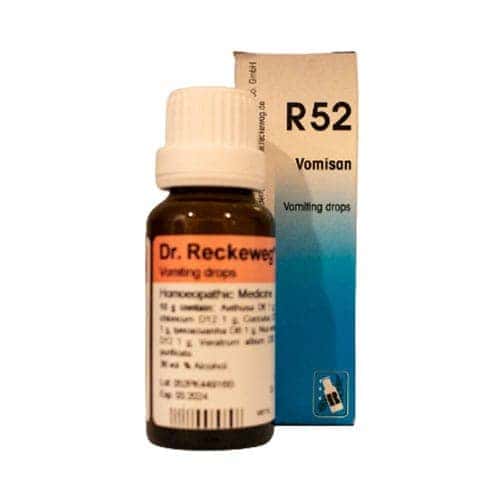 Reckeweg Vomisan 52 Drops 22ml (travel Sickness, Vomiting & Nausea)