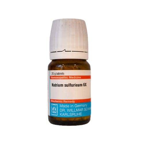 Schwabe Natrum Sulphuricum6x 20gms (aches & Pain)