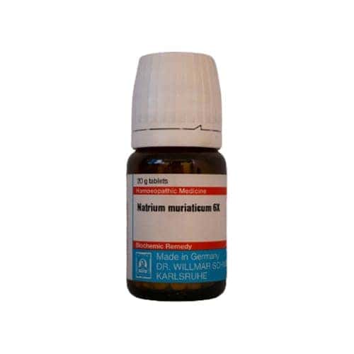 Schwabe Natrum Muriaticum 6x 20gms (fatigue)