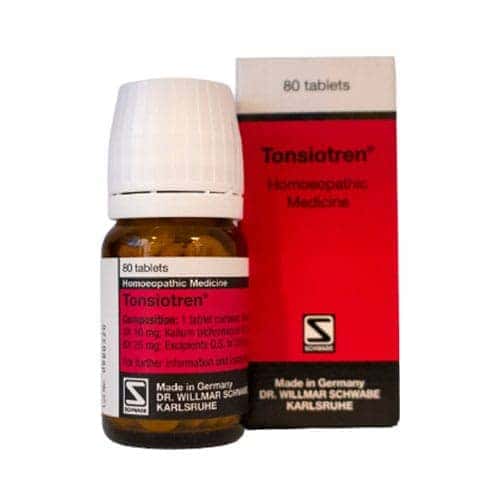 Schwabe Tonsiotren 20% 80 Tabs (tonsils)