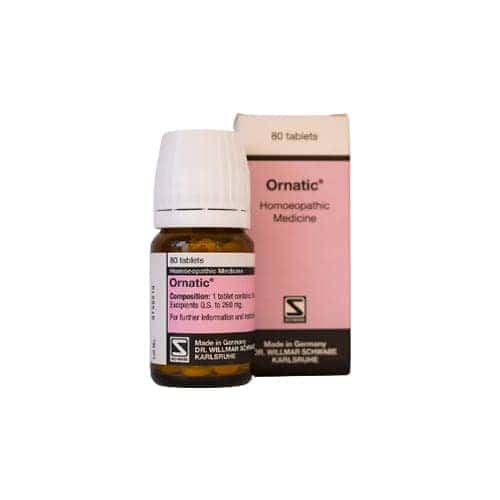 Schwabe Ornatic Tablets 80 Tabs (facial Hypertrichosis)