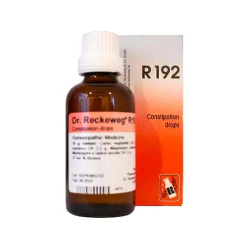 Reckeweg Constipation 192 Drops 50ml (Irregular Bowel Problem, Constipation)