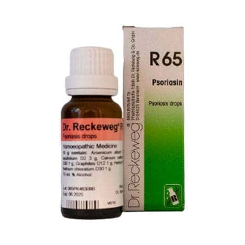 Reckeweg Psoriasin 65 Drops 22ml (psoriasis, Red Skin Patches/ Scaly Skin)