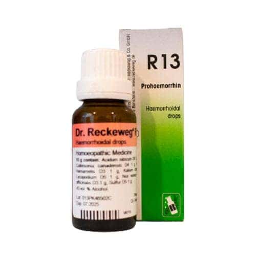 Reckeweg Hemorrhoidal Drops 13 22ml hemorrhoids Bleeding Anal