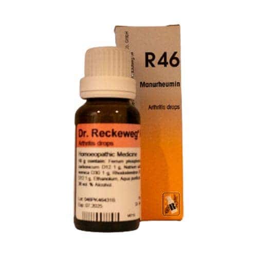 Reckeweg Manurheumin 46 Drops 22ml (rheumatism Of Fore-arms And Hands)