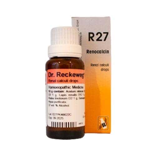 Reckeweg Renocalcin 27 Drops 22ml (renal Calculi, Sharp Pains In The Kidneys)