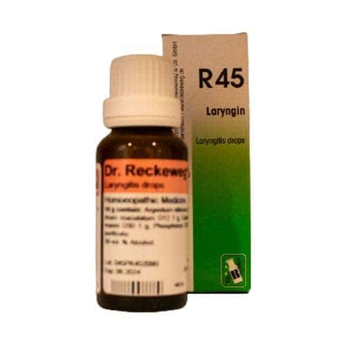 Reckeweg Laryngin 45 Drops 22ml (illness Of Larynx)