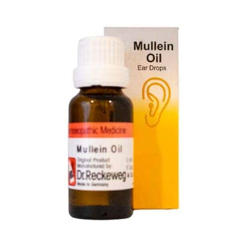 Reckeweg Mullein Oil 10% 22ml (Ear Aches And Ear Infections)