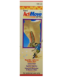 Kent Actimove Spray 120ml (bones & Joint Pain, Sport Injury)