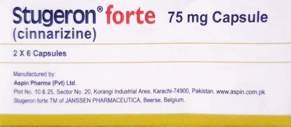 Stugeron Forte 75mg Tablet