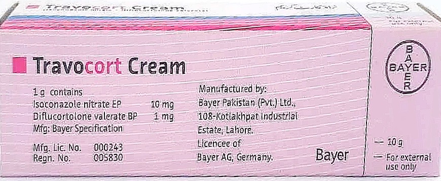 Travocort 10g Cream