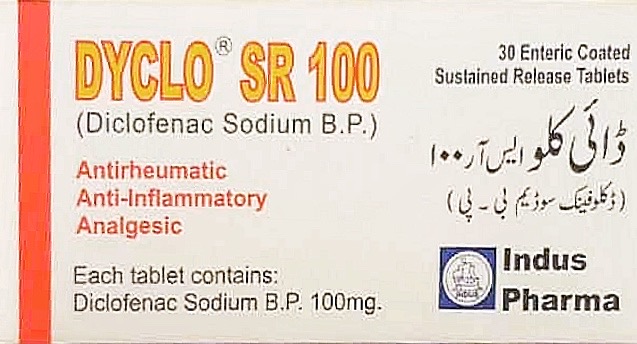 Dyclo SR 100mg Tablet