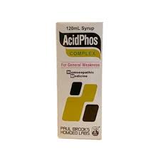 Paul Brooks Acid Phos Syp 120ML (For debilities due to loss of vital ...