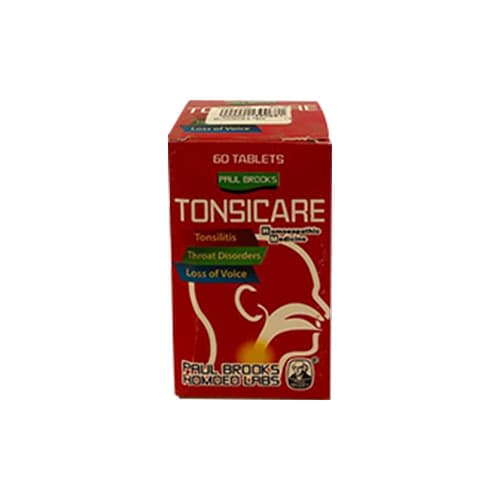 Paul Brooks Tonsicare Tabs 24 tablets (tonsilitis And Sore Throat Remedy)