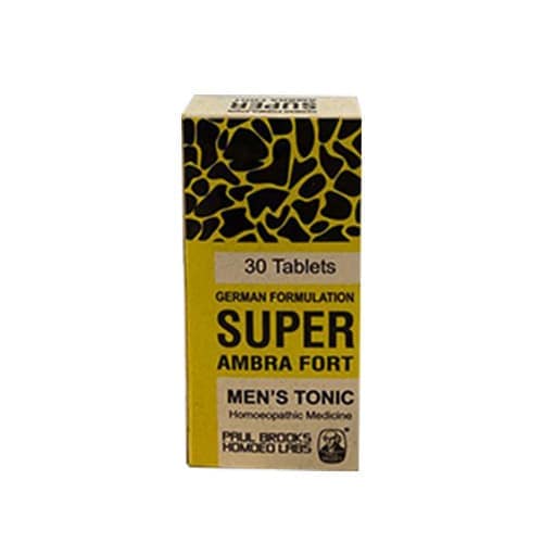 Paul Brooks Super Ambra Strip 30 Tab (nerve And Sex Tonic)